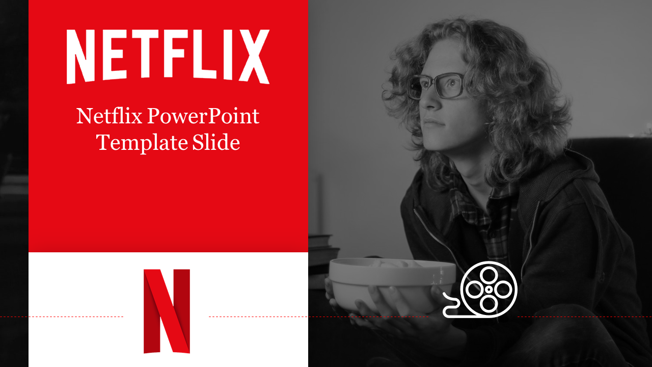 Netflix PowerPoint Template Slide